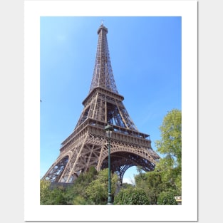 Eiffel tower in Paris Posters and Art